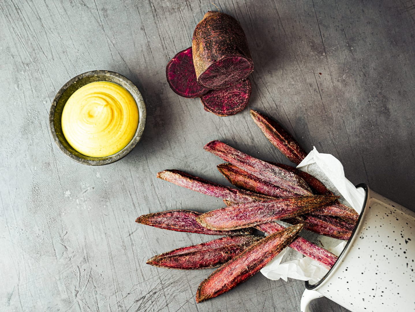 Purple Sweetpotato Fries-2