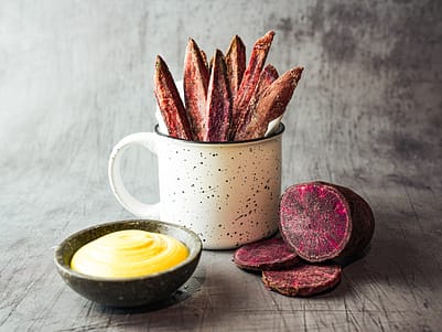 Purple Sweetpotato Fries
