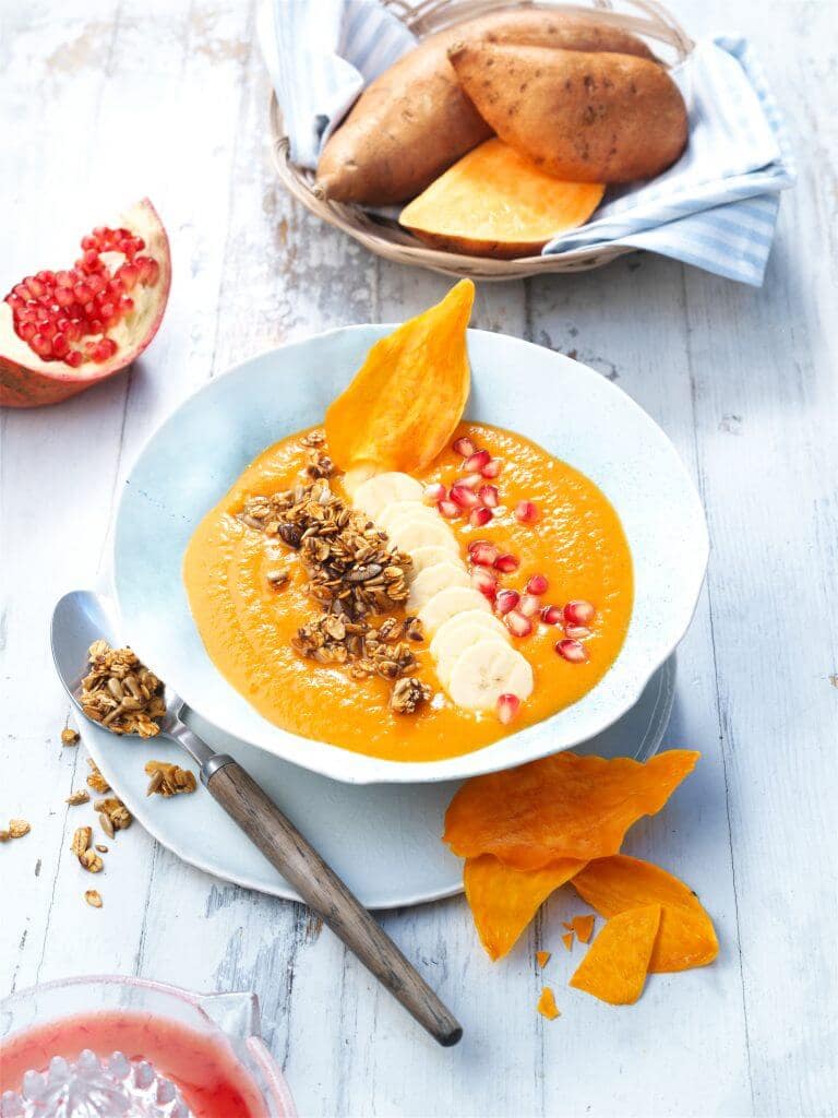 Sweetpotato Smoothie Bowl - North Carolina Sweetpotatoes