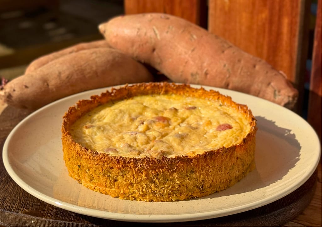 Sweetpotato Crust Quiche - North Carolina Sweetpotatoes