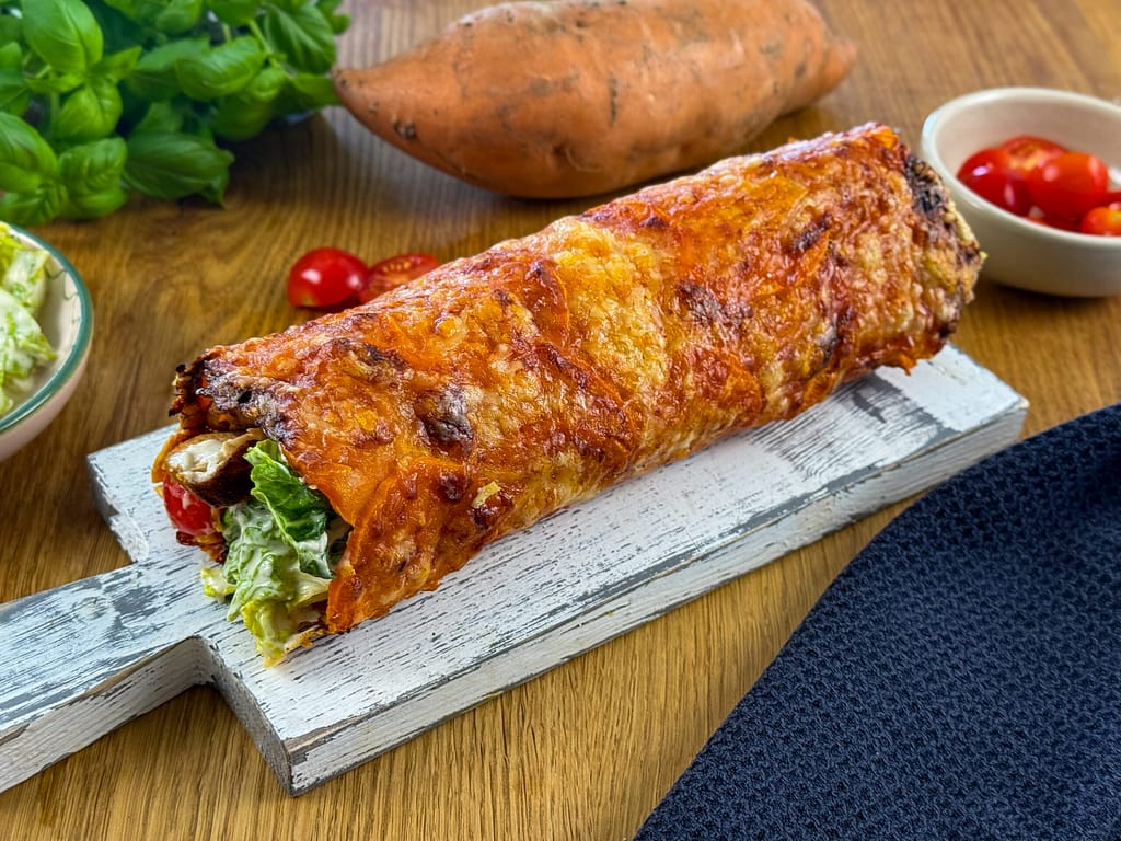 Sweetpotato Wrap Caesar Style - North Carolina Sweetpotatoes