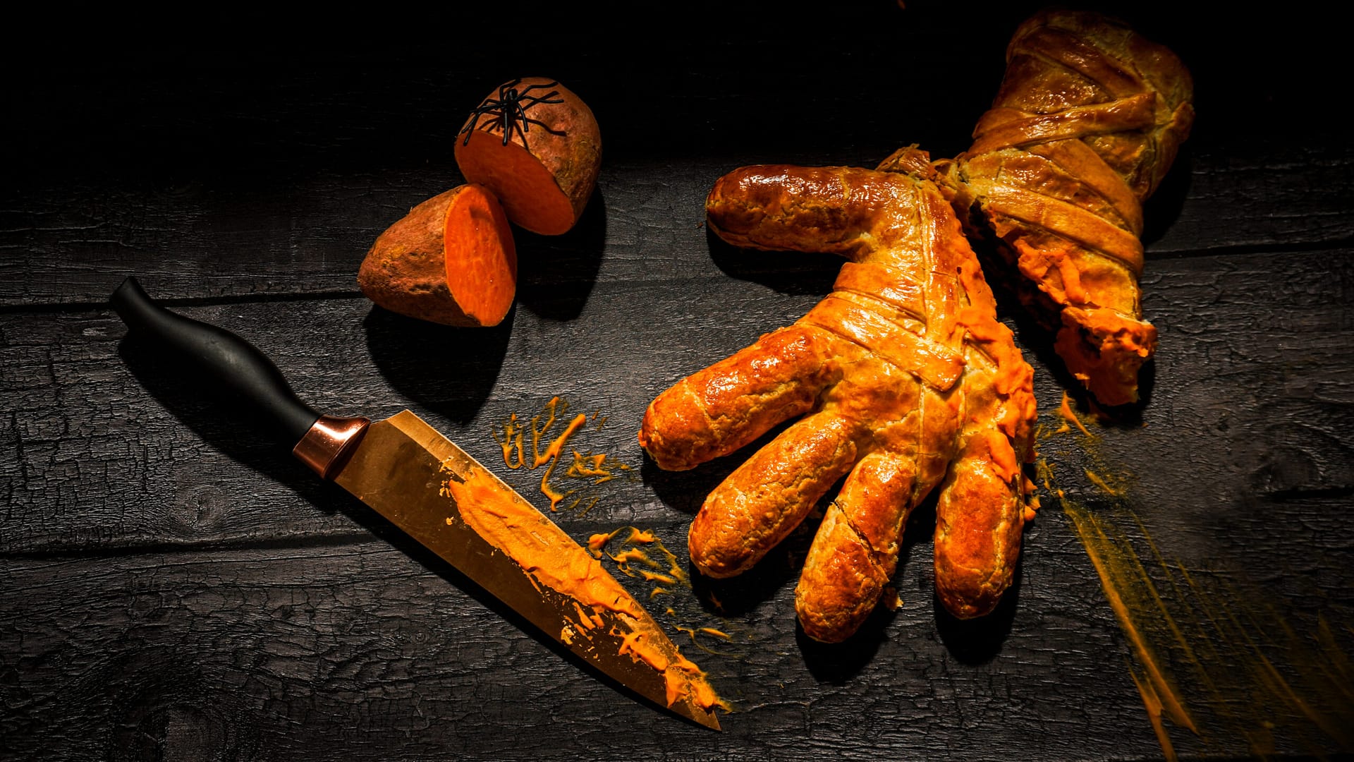 Sweetpotato Vegetarian Sausage Roll