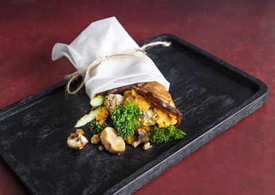 Süßkartoffel-Yorkshire-Pudding-Reste-Wrap