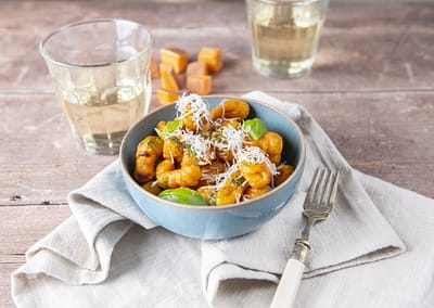 Sweetpotato Gnocchi with Pesto
