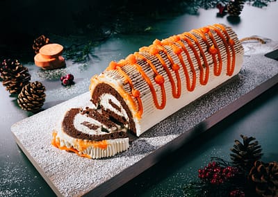 Sweetpotato Yule Log