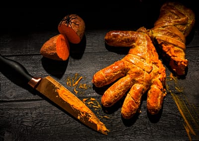 Sweetpotato Vegetarian Sausage Roll