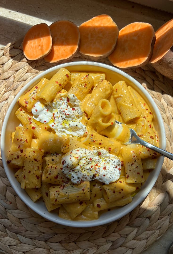 Sweetpotato Alfredo Sweetpotato Alfredo