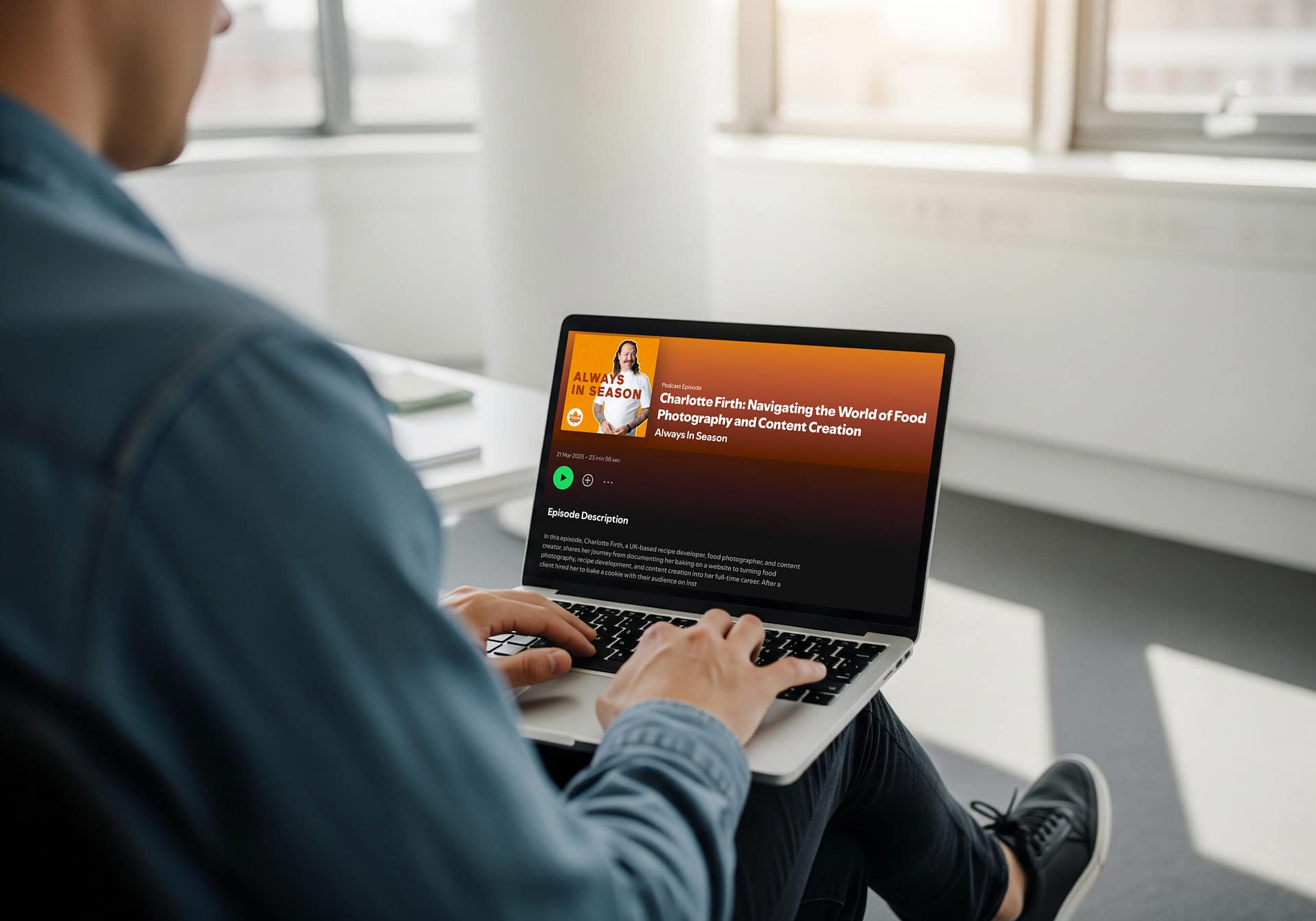 Maple UK_Podcast Laptop