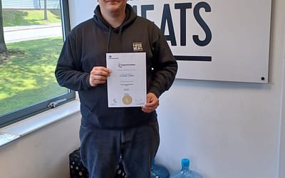 PTP Distinction Achieved by Chris Caddick