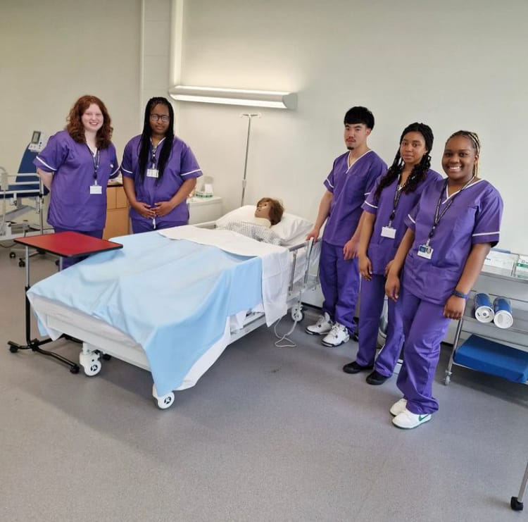 T Level Health students